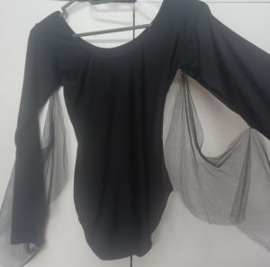 Kids Costumes to Hire - Leotard Black - GIRL 